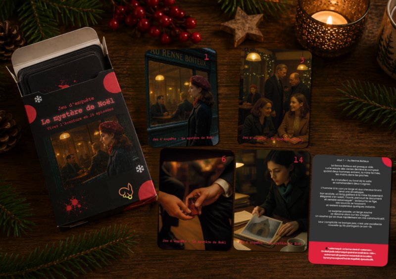 Jeu d'enquête Sherlock Box