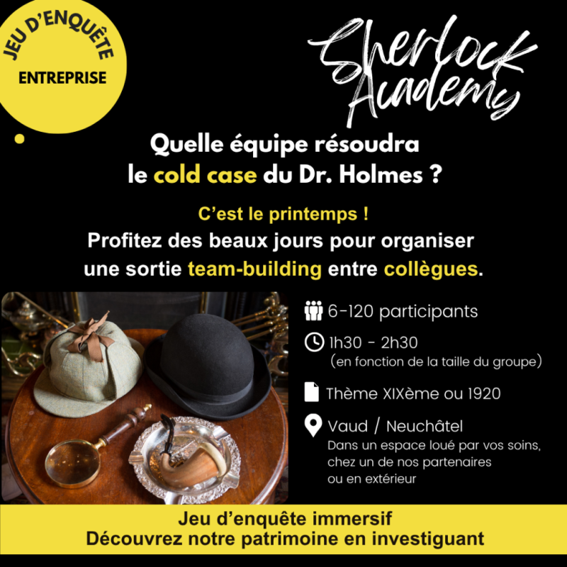 Jeu d'enquête team-building